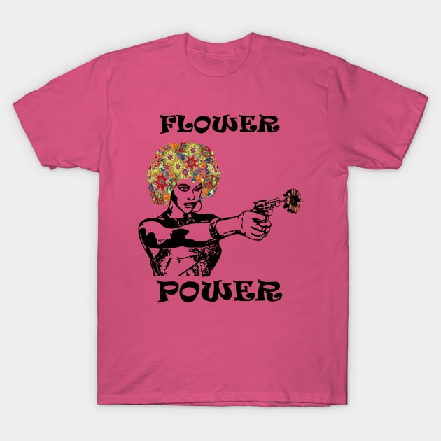 Flower power Girl T-Shirt by rlnielsen4